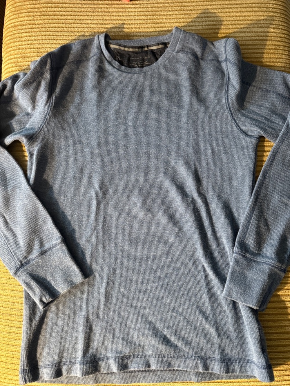 Banana Republic Heather Gray Crewneck Thermal Top